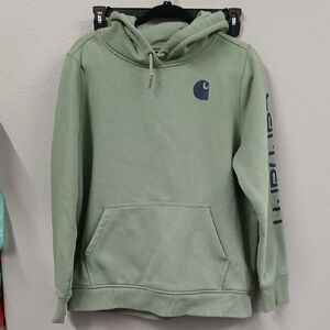 Carhartt Men's Sage Green Hoodie